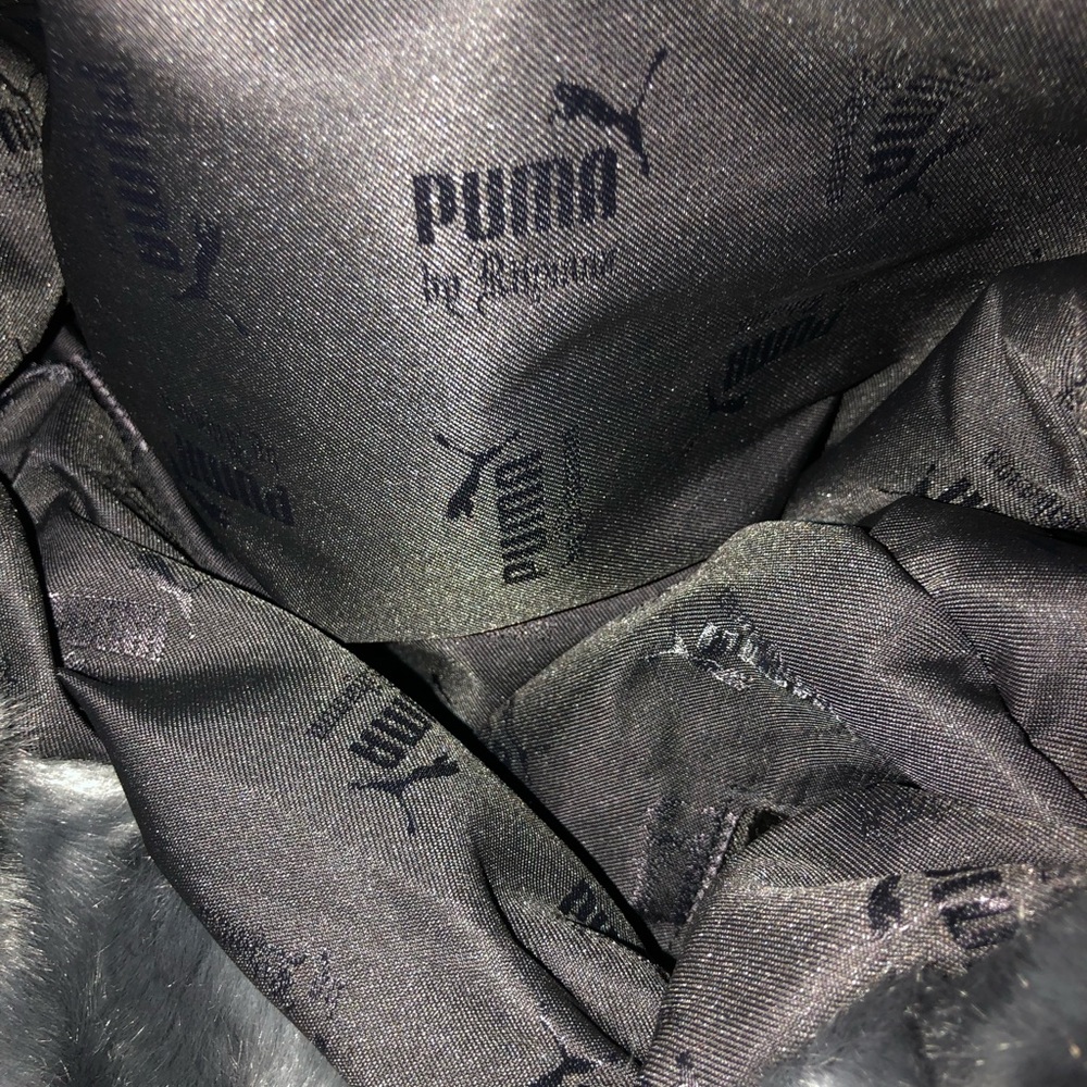 Fenty Puma by Rihanna Faux Fur Large Backpack. - Picture 2 of 5